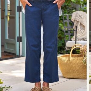 Frank & Eileen Westport Italian Performance Twill in Classic Navy Size 14 LARGE